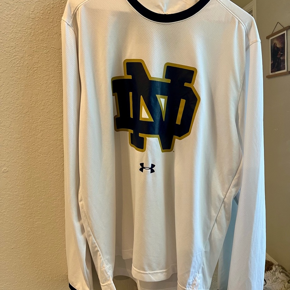 Under Armour NOTRE DAME FIGHTING IRISH Loose Heat Gear Shirt NCAA